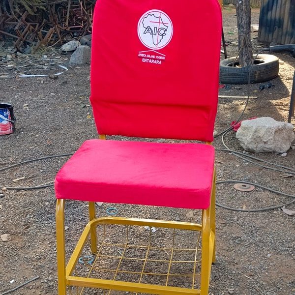 Modified branded church seats